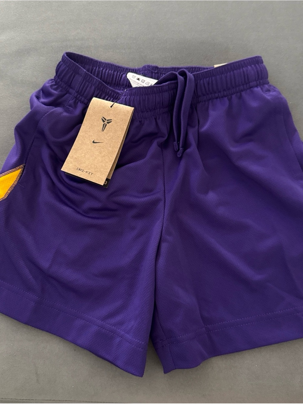 Nike Kobe Purple Dri-FIT Athletic Shorts NEW Kids Shorts S, L